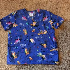 Winnie the Pooh Scrub Top Medium